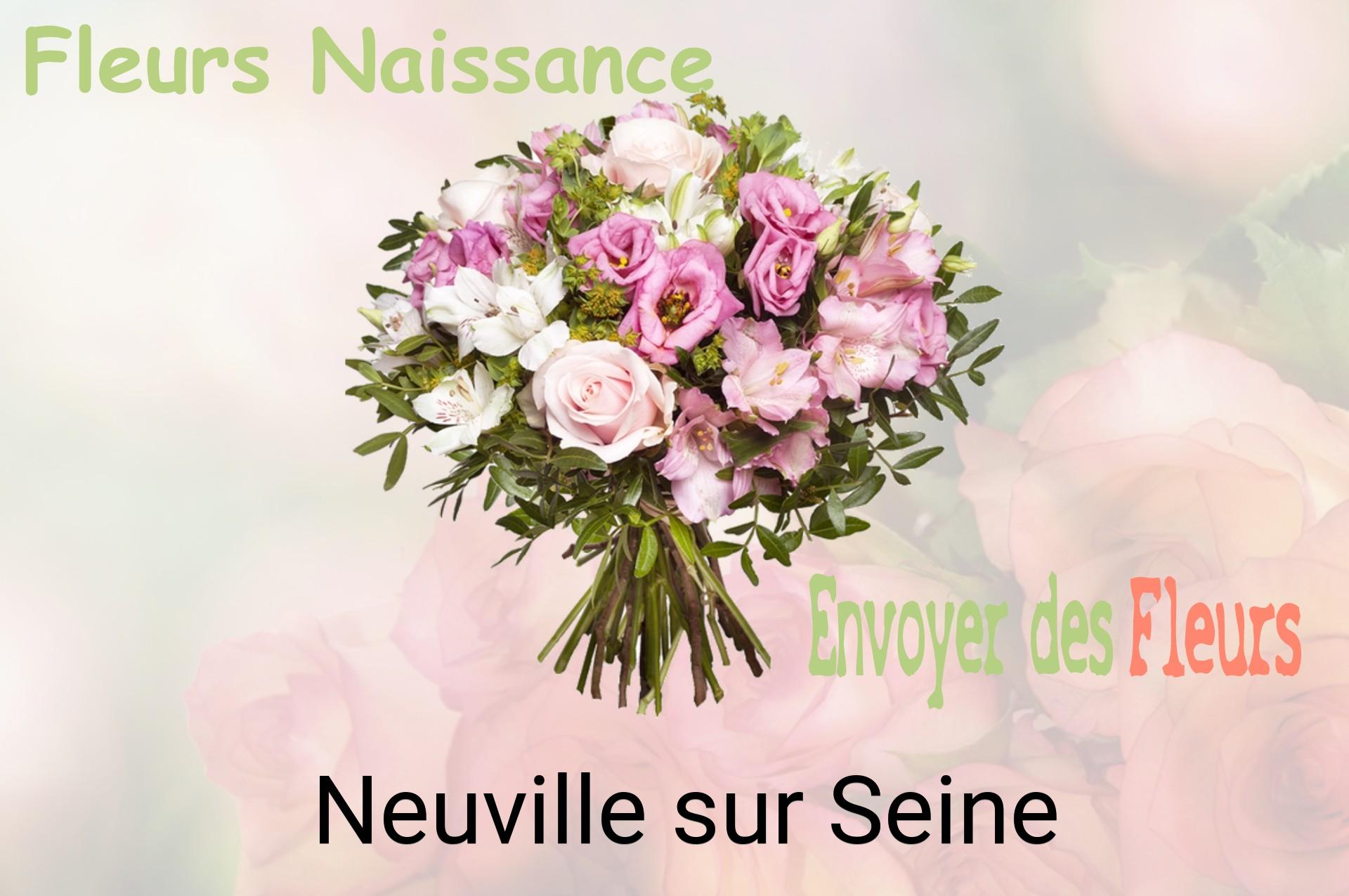 Bouquet de fleurs de naissance livré à Neuville-sur-Seine
