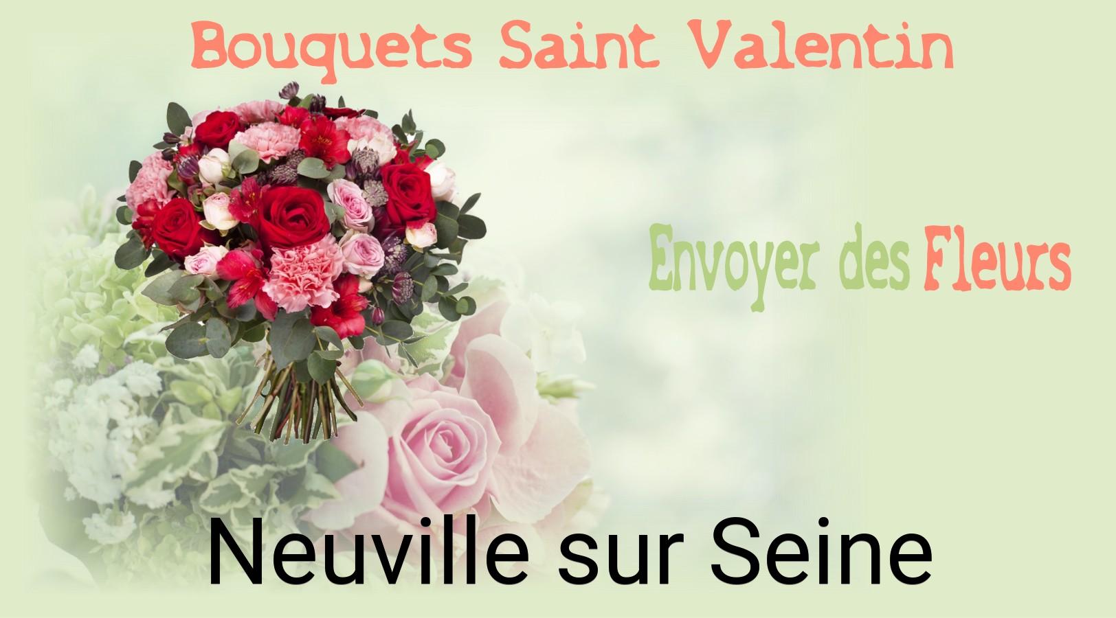 Roses de Saint-Valentin livrées à Neuville-sur-Seine